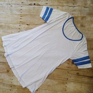 LLR XS Perfect T Blue and White